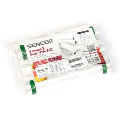 Фолио за вакуумиране Sencor SVX 200CL, комплект от 3 ролки, 20 х 300 cm