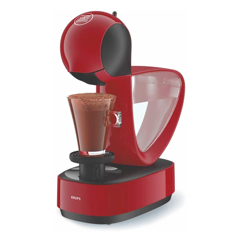 Кафе машина Krups Infinissima KP170510, 1500 W, налягане на помпата 15 бара, червена