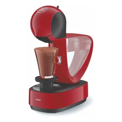 Кафе машина Krups Infinissima KP170510, 1500 W, налягане на помпата 15 бара, червена