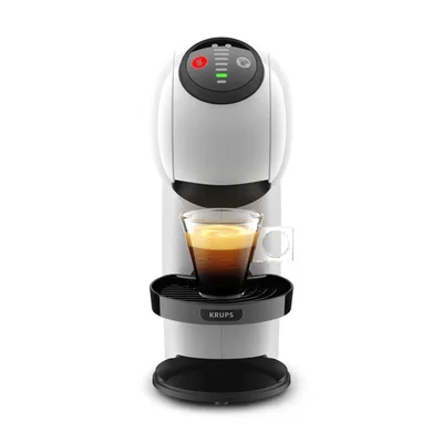 Кафе машина Krups KP243110 Genio S EU, 1500 W, налягане на помпата 15 бара, бяла