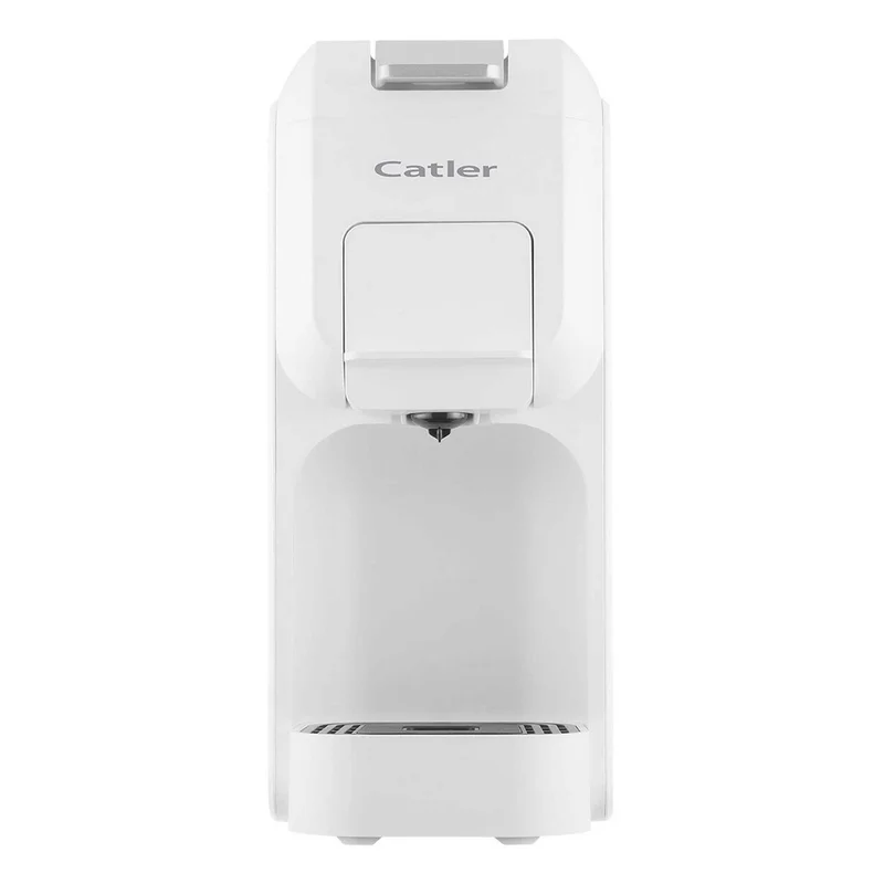 Кафе машина Catler ES702, за капсули Dolce Gusto, Nespresso, Caffissimo, 1350 W, налягане на помпата 15 бара, бяла