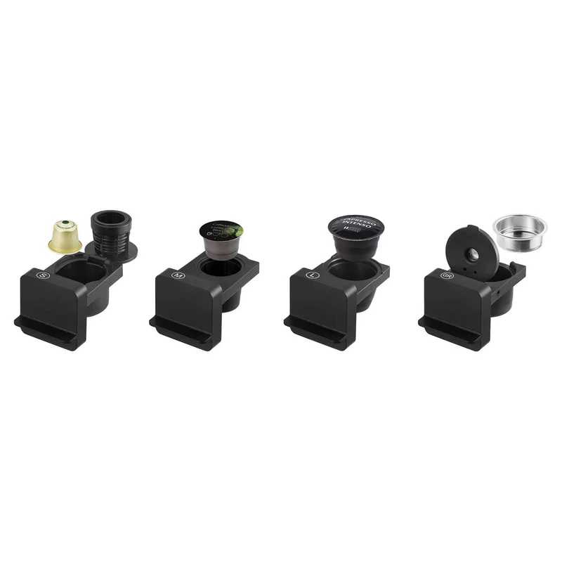 Кафе машина Catler ES703, за капсули Dolce Gusto, Nespresso, Caffissimo, 1350 W, налягане на помпата 15 бара, черна