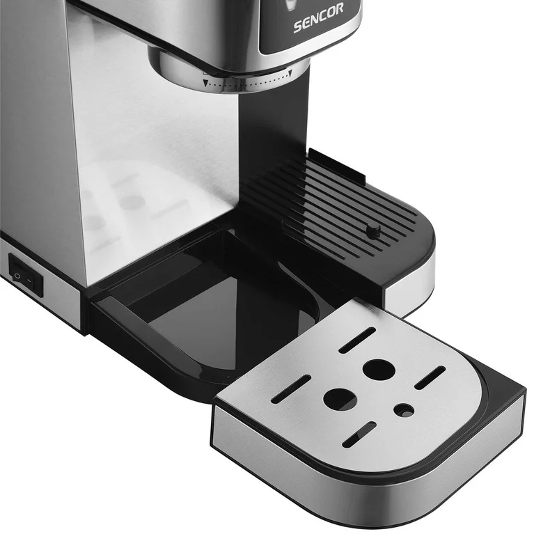 Кафе машина Sencor SES 4910SS, 20 бара, 1350 W, с контейнер за мляко