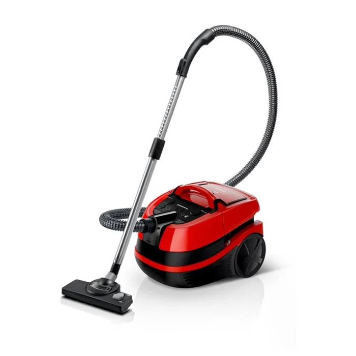 Перяща прахосмукачка Bosch BWD421PET, 2100 W, червена