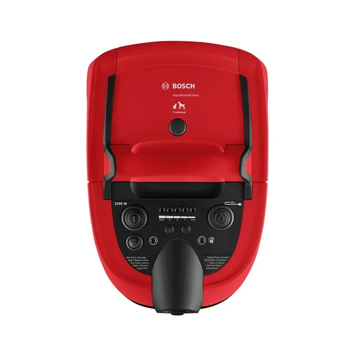 Перяща прахосмукачка Bosch BWD421PET, 2100 W, червена