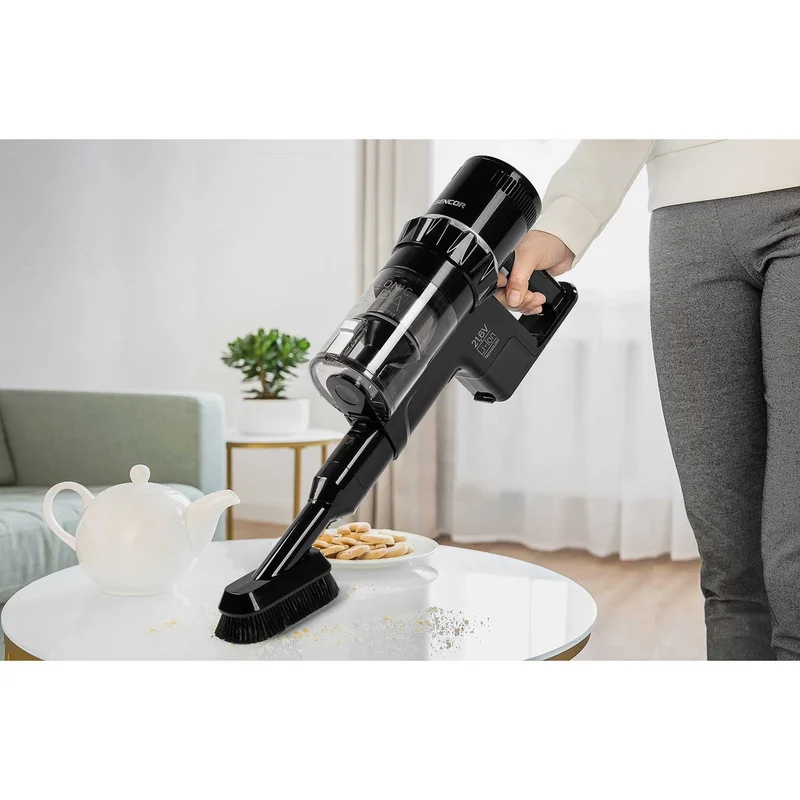 Прахосмукачка Sencor SVC 7523BK, вертикална, 250 W, до 45 минути, черна