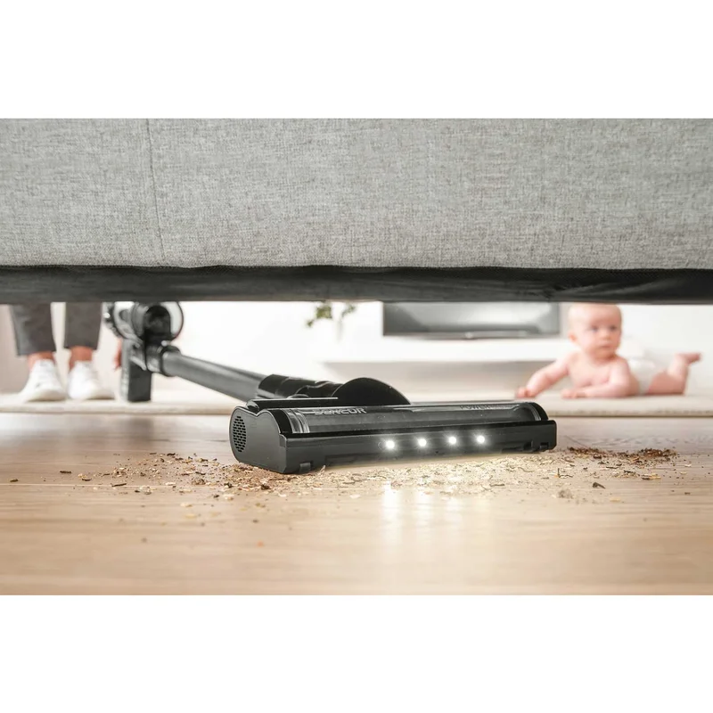 Прахосмукачка Sencor SVC 7523BK, вертикална, 250 W, до 45 минути, черна