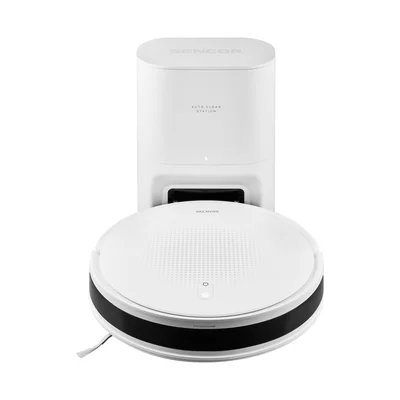 Прахосмукачка робот Sencor SRV 7485WH, със станция, бяла