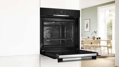 Фурна Bosch HBA171BB3, за вграждане, серия 2, 60 cm, черна