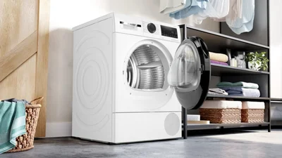 Сушилня Bosch WQG24501BY, серия 6, с термопомпа, 9 kg