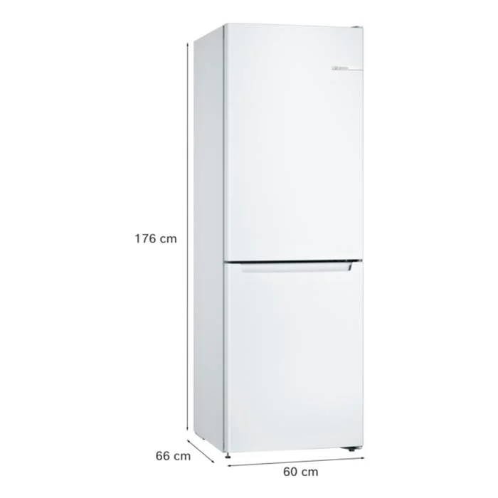 Хладилник Bosch KGN33NWEB, с фризер, серия 2, 176 х 60 cm, 282 L
