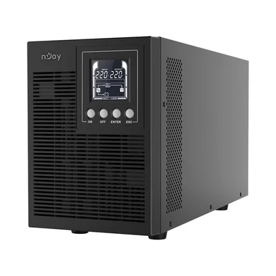 Непрекъсваемо токозахранващо устройство UPS nJoy Echo Pro 2000, On-line, 2000VA, 1600W, 4 часа, LCD