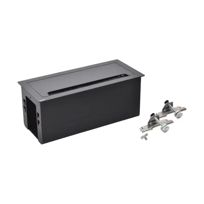 Мебелна кутия Legrand Incara, празен модул, 295 х 130 mm, черна