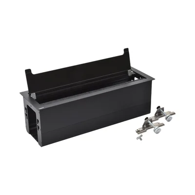 Мебелна кутия Legrand Incara, празен модул, 385 х 130 mm, черна