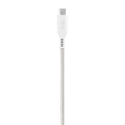 Кабел TNB, USB Type-C към USB Type-C, 1.5 m, бял