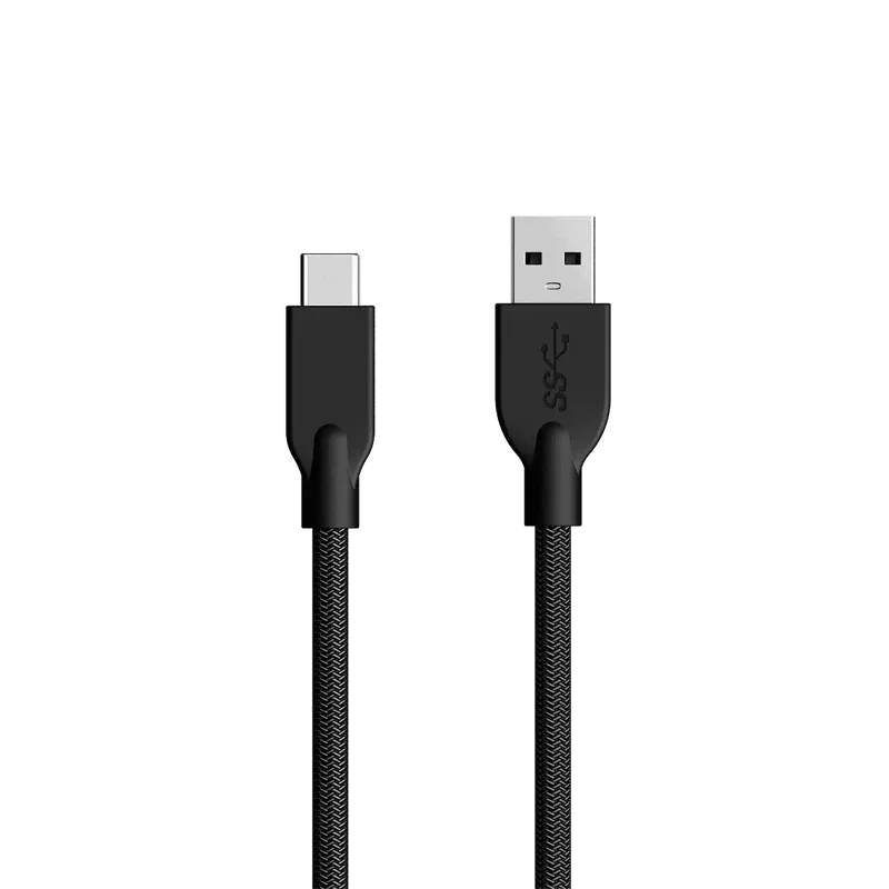 Кабел за бързо зареждане Genius ACC-A2CC, USB Type-A към USB Type-C, 150 cm, черен