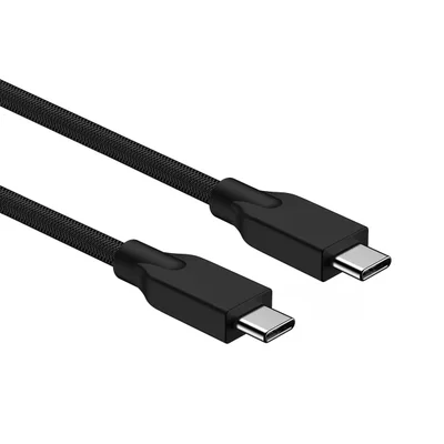 Кабел за бързо зареждане Genius ACC-C2CC, USB Type-C към USB Type-C, 100 cm, черен