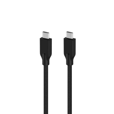 Кабел за бързо зареждане Genius ACC-C2CC, USB Type-C към USB Type-C, 150 cm, черен