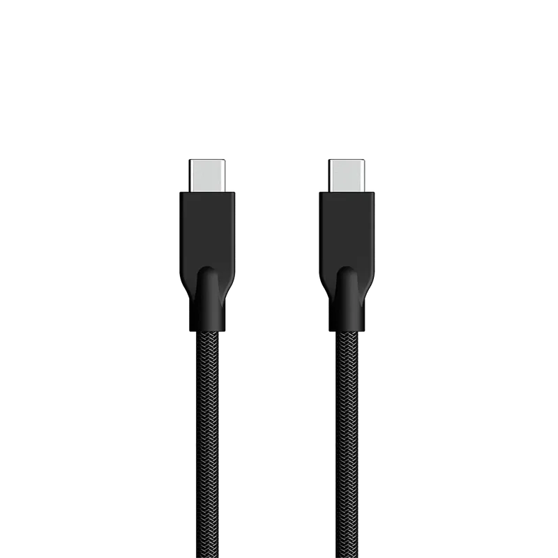 Кабел за бързо зареждане Genius ACC-C2CC, USB Type-C към USB Type-C, 150 cm, черен