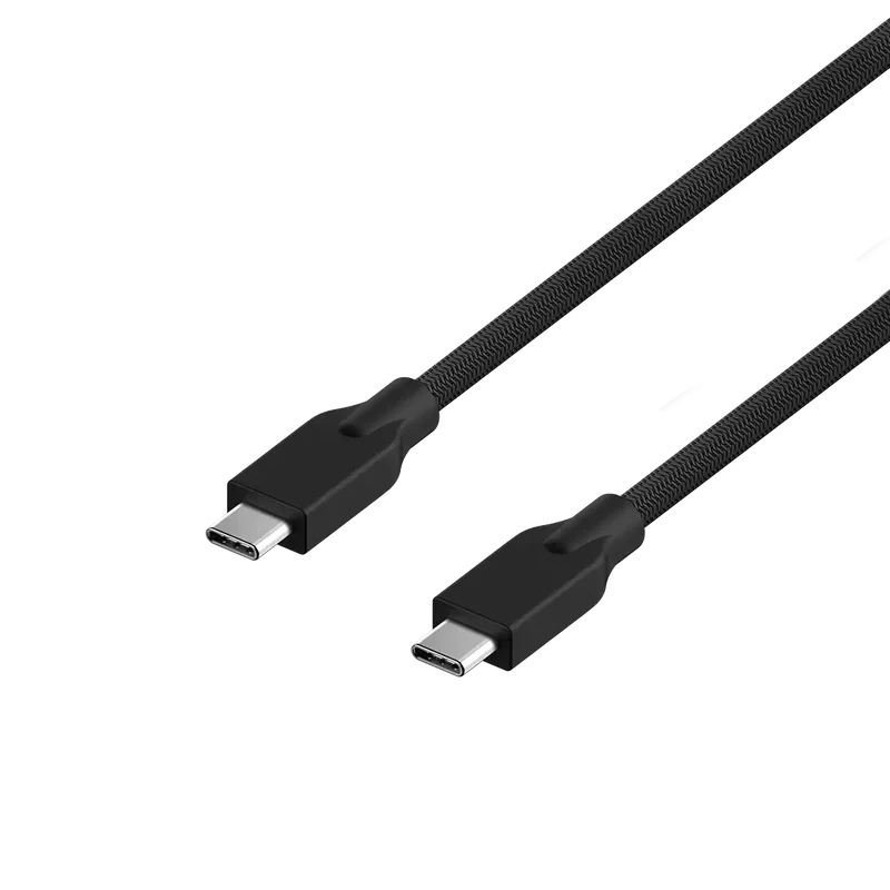 Кабел за бързо зареждане Genius ACC-C2CC, USB Type-C към USB Type-C, 150 cm, черен