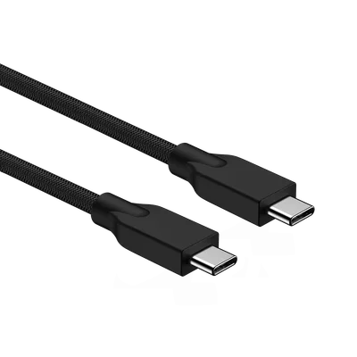 Кабел за бързо зареждане Genius ACC-C2CC, USB Type-C към USB Type-C, 150 cm, черен