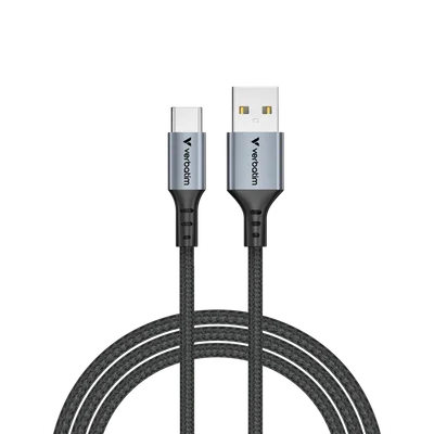 Кабел Verbatim Sync & Charge, USB Type-A към USB Type-C, 18 W, 120 cm
