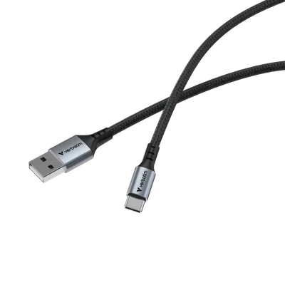 Кабел Verbatim Sync & Charge, USB Type-A към USB Type-C, 18 W, 120 cm
