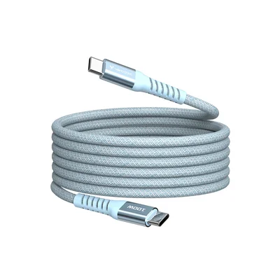 Кабел Verbatim Sync&Charge, магнитен, USB Type-C, 100 W, 120 cm, син