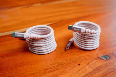 Кабел Verbatim Sync&Charge, магнитен, USB Type-C, 100 W, 120 cm, розов