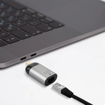 Адаптер TNB iClick, USB Type-C към RJ45 4K