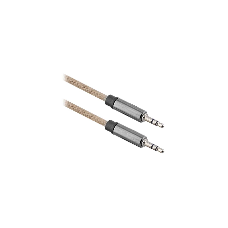 Кабел TNB Rope, 3.5 mm жак Male, 2 m, кафяв