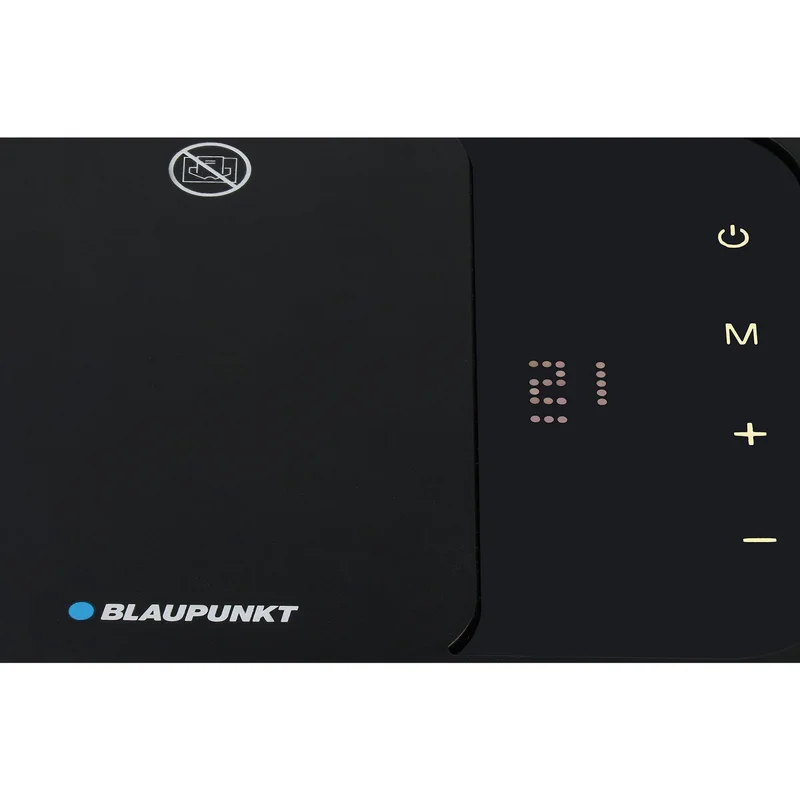 Вентилаторна печка Blaupunkt FHD401, 22 m2, 2000 W, черна
