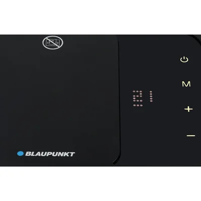 Вентилаторна печка Blaupunkt FHD401, 22 m2, 2000 W, черна