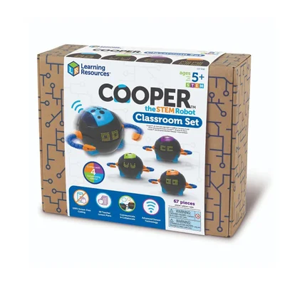Робот Learning Resources Cooper Stem, образователен комплект за класна стая