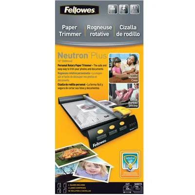 Ролков нож Fellowes Neutron Plus, A4, до 10 листа