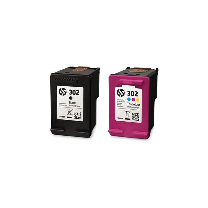 Оригинална касета HP Combo Pack 302, X4D37AE, Black, Cyan, Yellow, Magenta, 2 броя
