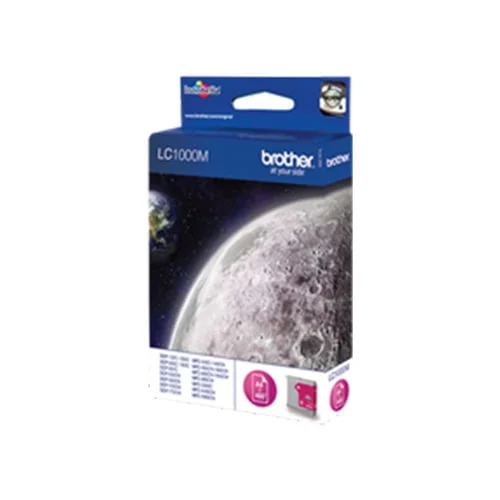 Оригинален патрон Brother LC1000, 400 страници/5%, Magenta