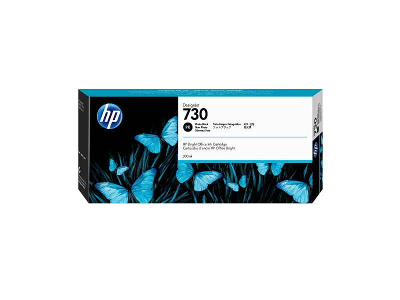 Оригинален патрон HP P2V73A, Nо 730, T1700, 300 ml, Photo Black