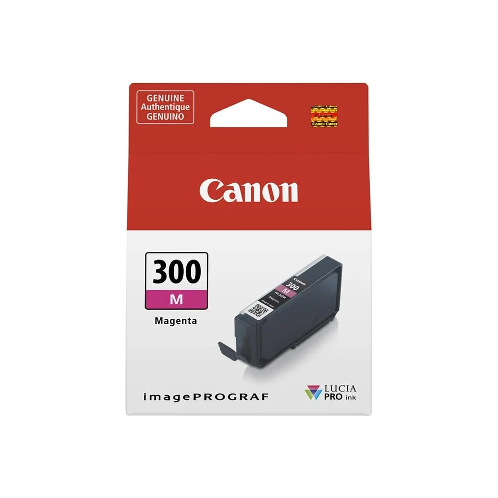 Оригинален патрон Canon PFI-300, 14 ml, 785 страници/5%, Magenta