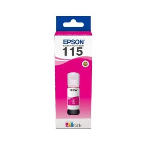 Оригинално мастило за принтер Epson 115, C13T07D34A, 6200 страници/5%, Magenta