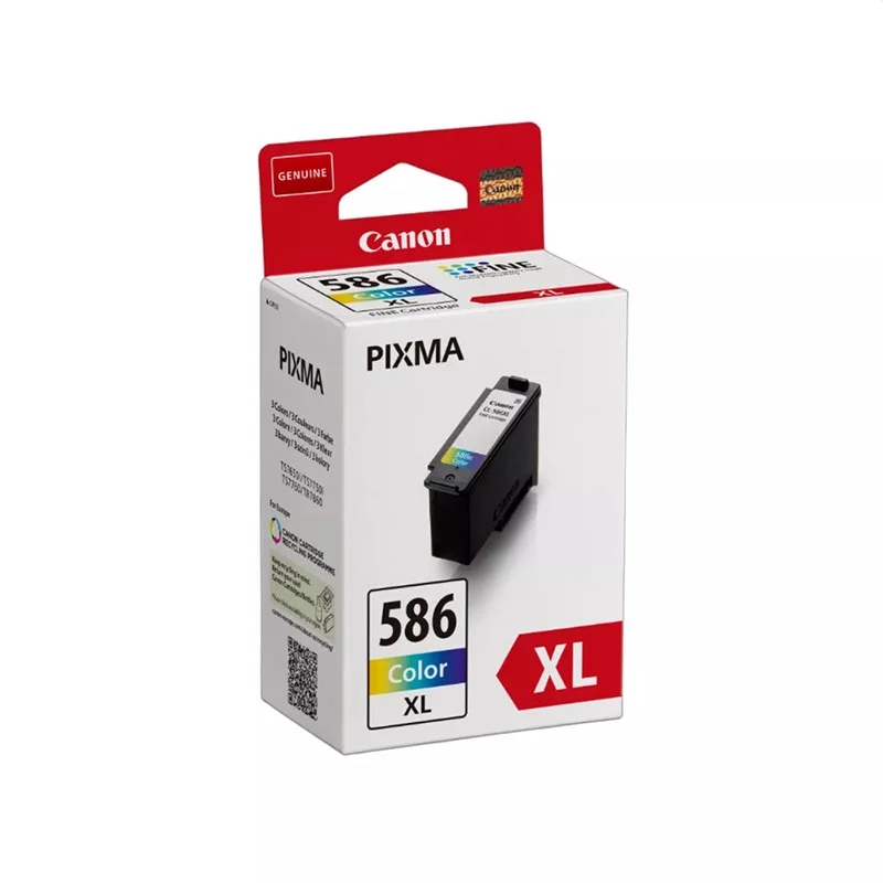 Оригинален патрон Canon CL-586XL, 300 страници/5%, Color