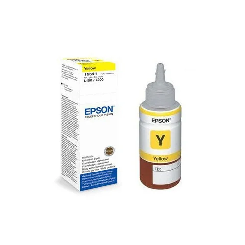 Оригинално мастило за принтер Epson T6644 L110/210/300/550, 70 ml, 6500 страници/5%, Yellow