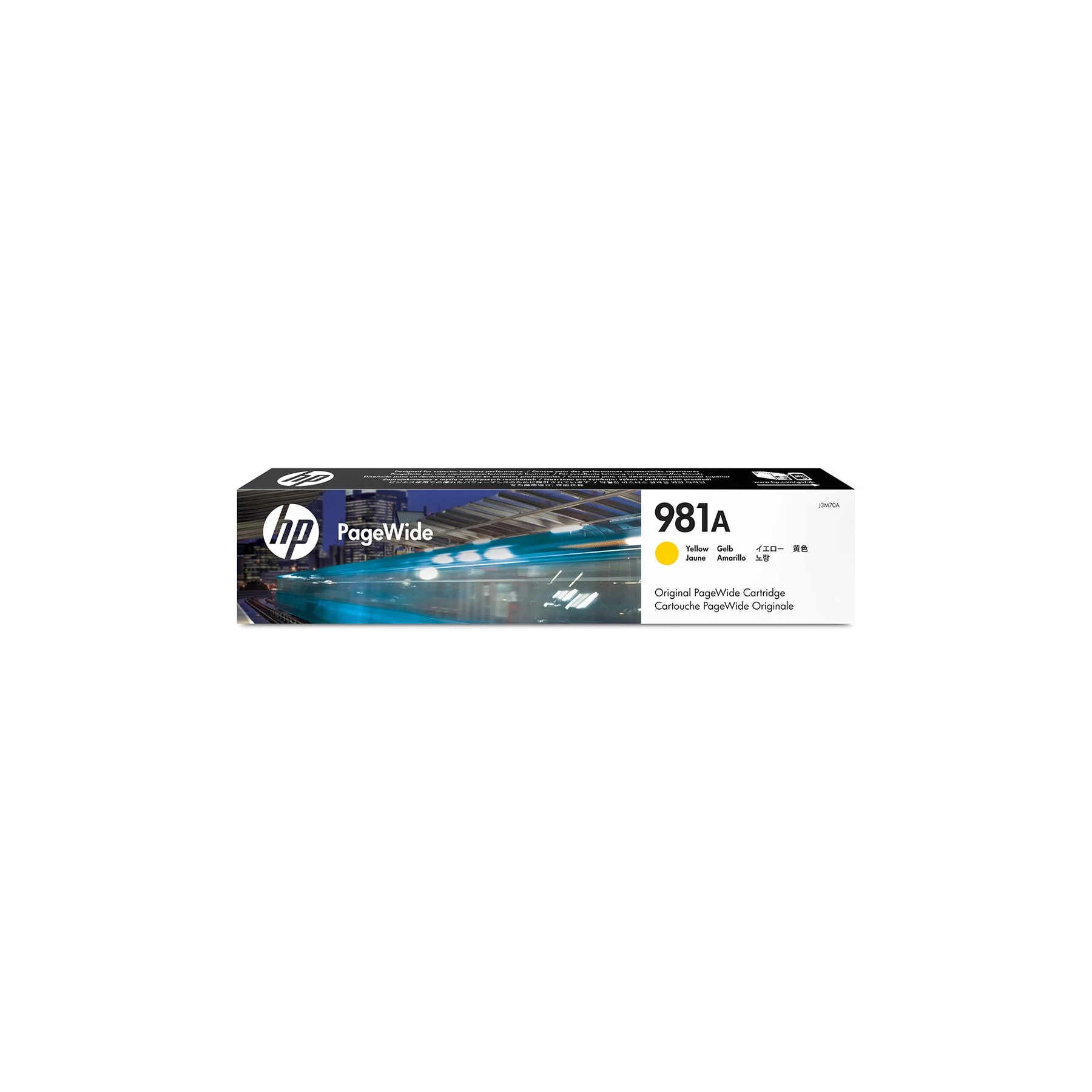 Оригинален патрон HP 981A, J3M70A, 6000 страници/5%, Yellow