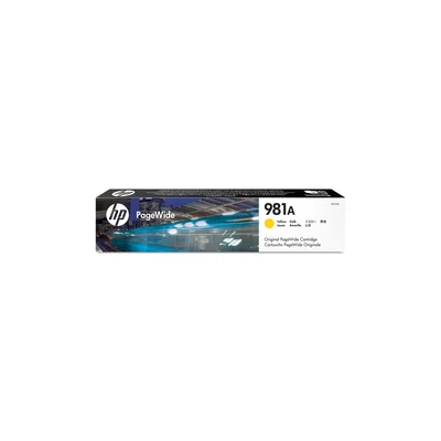 Оригинален патрон HP 981A, J3M70A, 6000 страници/5%, Yellow