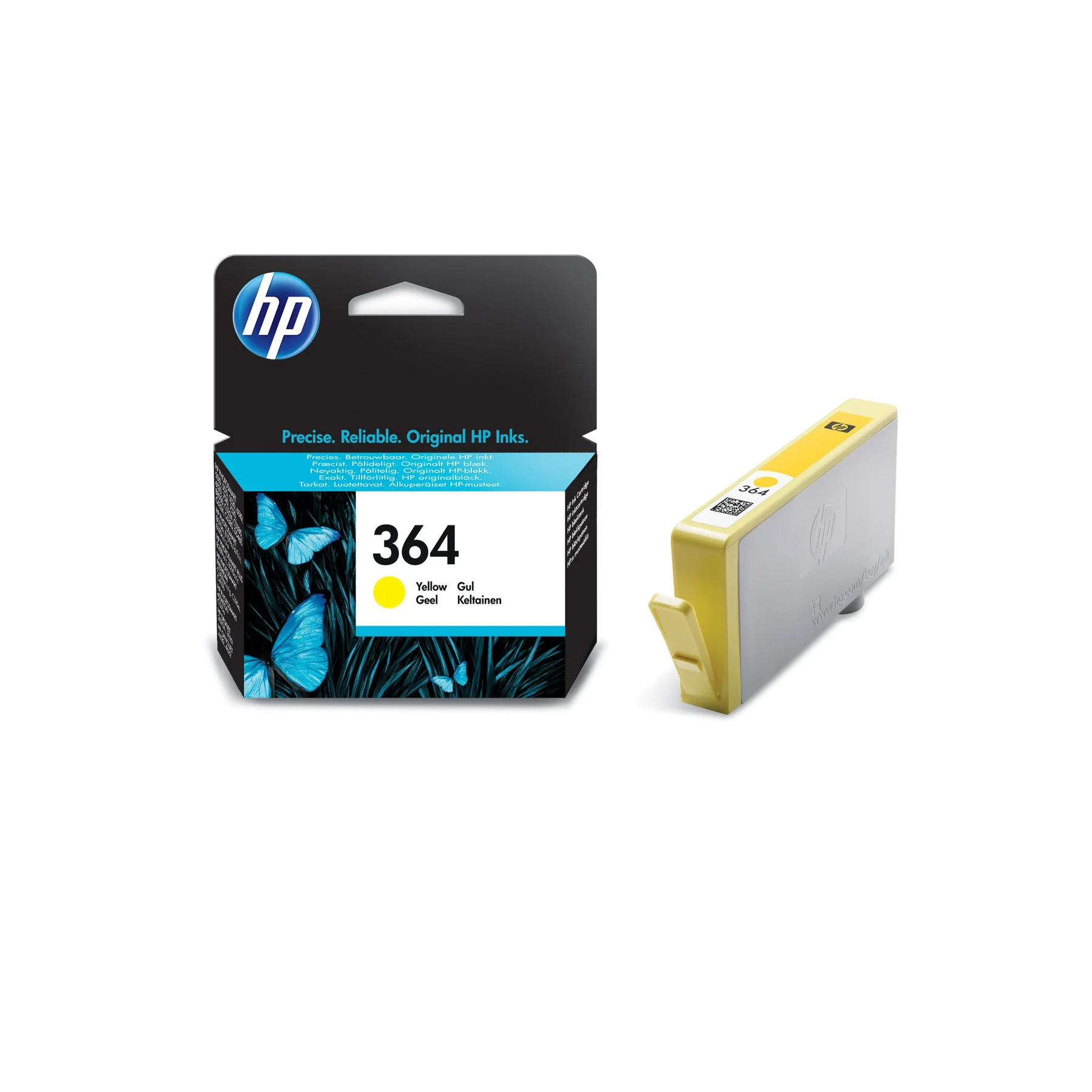 Оригинален патрон HP CB320EE, NO364, 750 страници/5%, Yellow