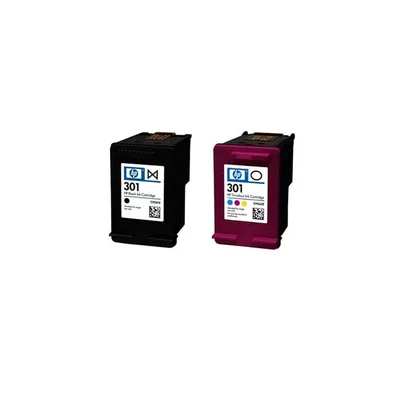 Оригинален патрон HP No.301, N9J72AE, 1050/2050, 190 страници/5%, Black, Cyan, Yellow, Magenta, 2 броя
