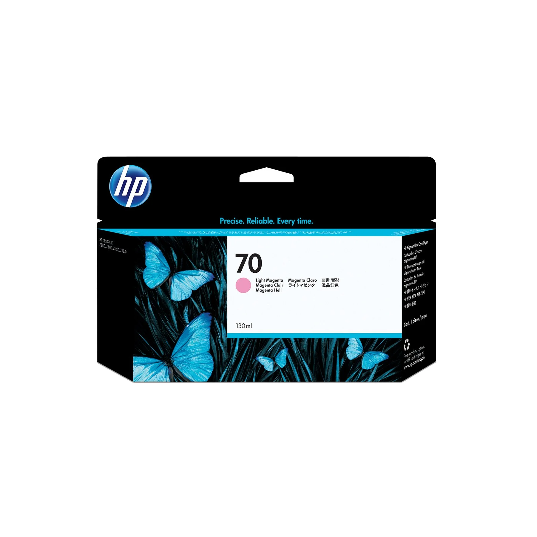 Оригинален патрон HP C9455A, 130 ml, NO70, Light Magenta