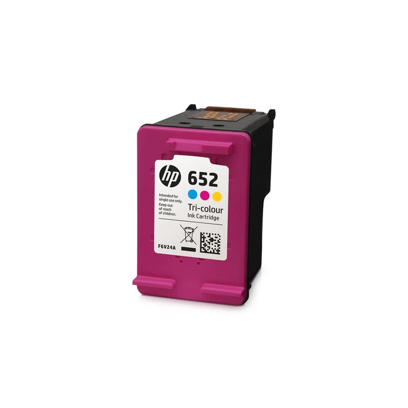 Оригинален патрон HP F6V24AE, NO652, 200 страници/5%, Color