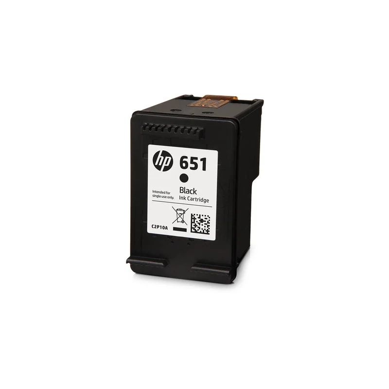 Оригинален патрон HP C2P10AE, NO651, 600 страници/5%, Black