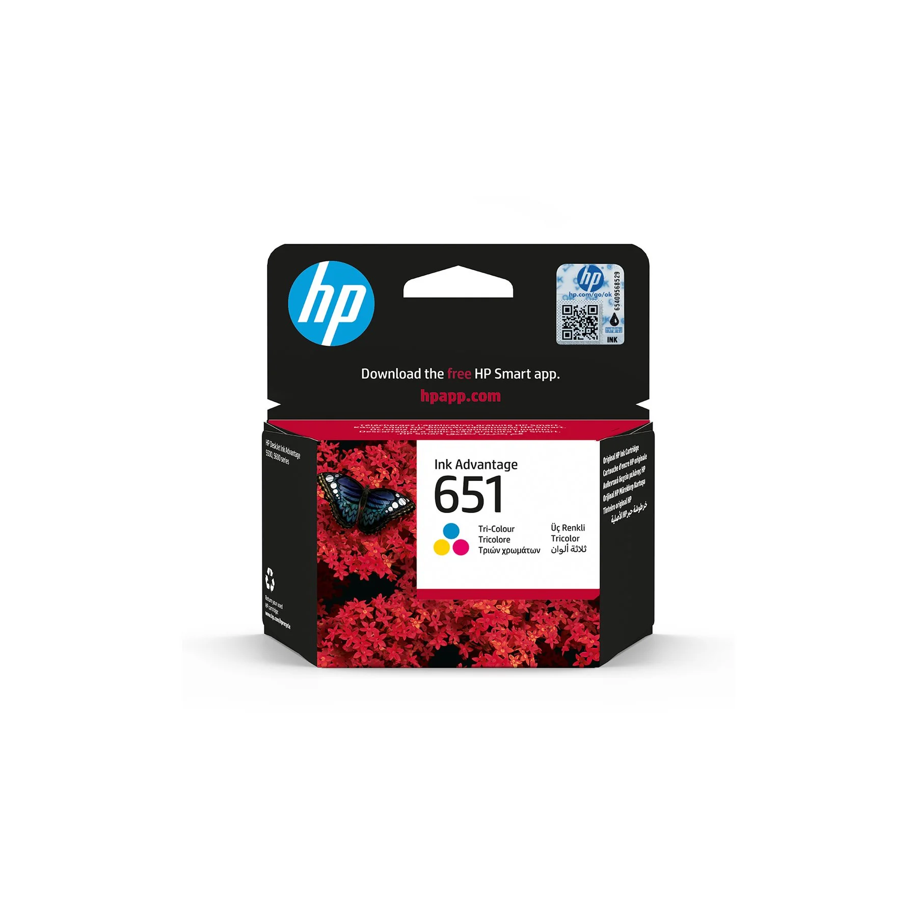 Оригинален патрон HP C2P11AE, NO651, 300 страници/5%, Color